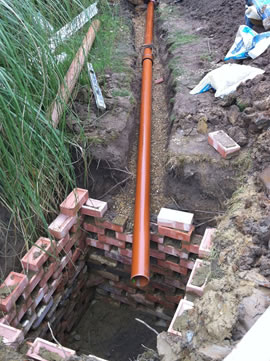 Garden Soak Away -  Drain Installation